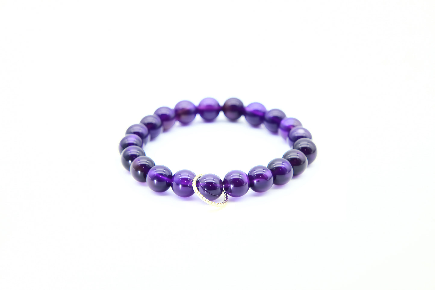 Natural Amethyst Bracelet for Intuition Boost