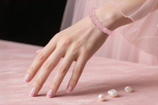 Natural Rose Quartz Bracelet for Unconditional Love