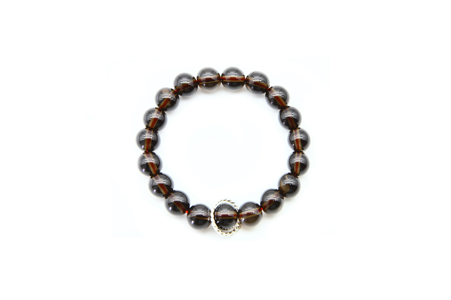 Natural Smoky Quartz Bracelet for Anxiety Relief