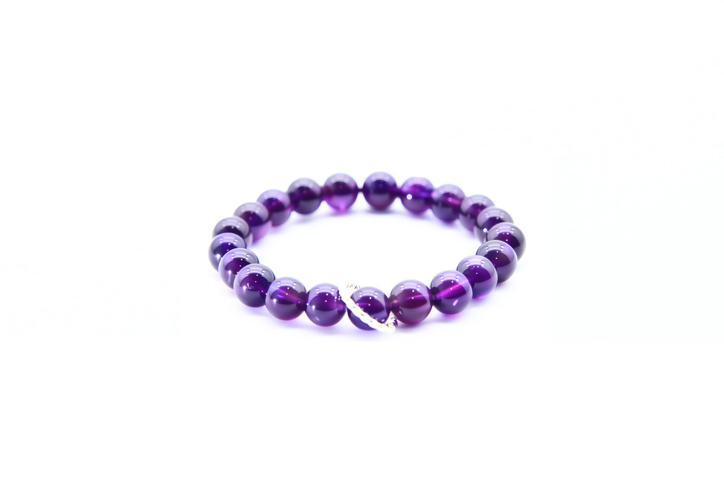 Natural Amethyst Bracelet for Intuition Boost