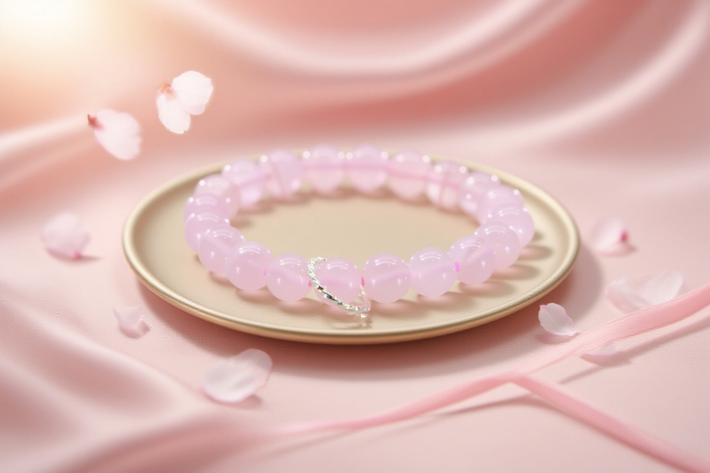 Natural Rose Quartz Bracelet for Unconditional Love