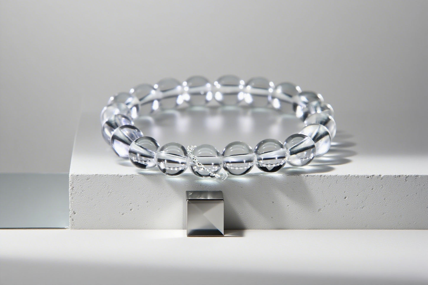 Natural Clear Quartz Bracelet for Energy Cleansing
