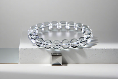 Natural Clear Quartz Bracelet for Energy Cleansing