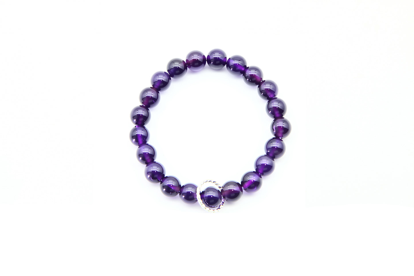 Natural Amethyst Bracelet for Intuition Boost