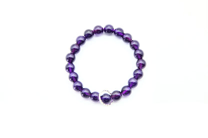 Natural Amethyst Bracelet for Intuition Boost