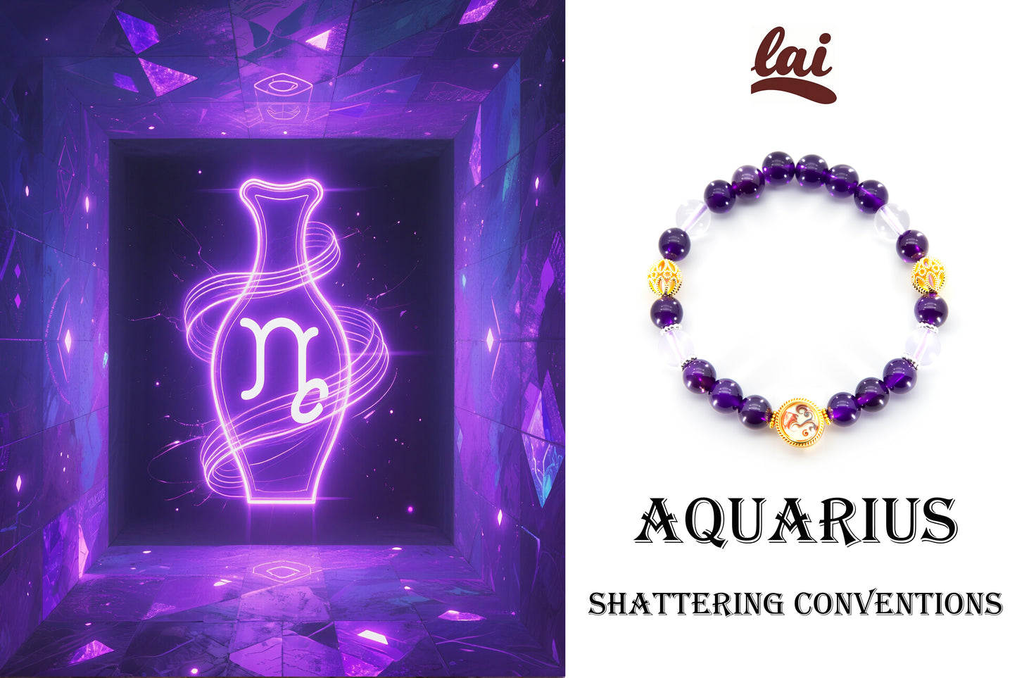Aquarius Crystal Bracelet