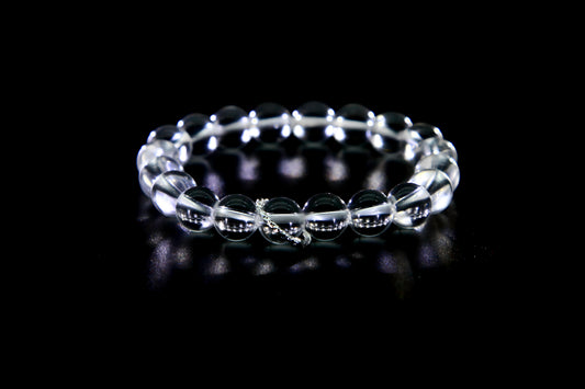 Natural Clear Quartz Bracelet for Energy Cleansing