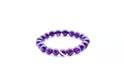 Natural Amethyst Bracelet for Intuition Boost