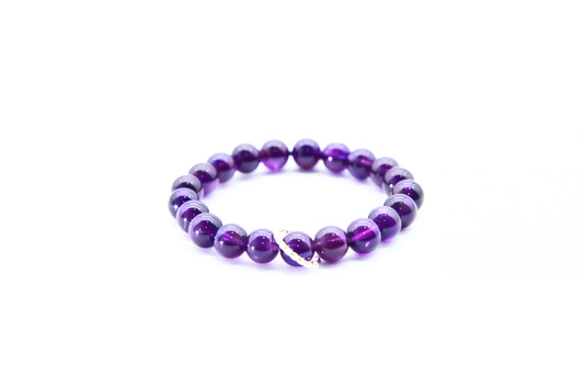 Natural Amethyst Bracelet for Intuition Boost